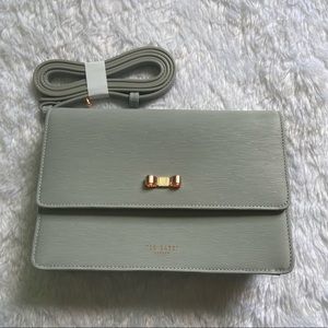 TED BAKER Roka Mini Bark Leather Crossbody